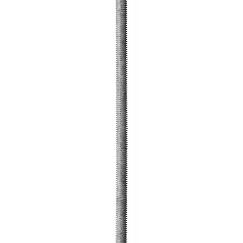 Шпилька резьбовая DIN 975, М24x1000, 1 шт, класс прочности 4.8, оцинкованная, ЗУБР